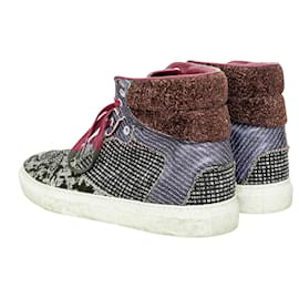 Balenciaga-Tênis de cano alto Balenciaga-Multicor