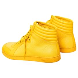 Gucci-Tênis de cano alto Gucci-Amarelo