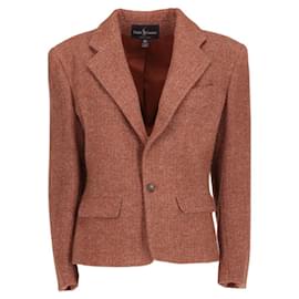 Ralph Lauren-Ralph Lauren Brown Herringbone Jacket-Brown