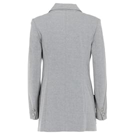 Chanel-Chanel Grey Fabric Jacket - 2000s-Grey