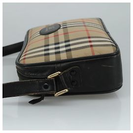 Autre Marque Borsa a spalla Burberrys Nova Check in tela beige Auth th5571 Beige