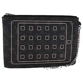 Louis Vuitton-LOUIS VUITTON Monogram Eclipse Fragment iPhone Case M64449 LV Auth 107928-Monogram