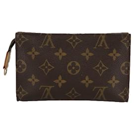 Louis Vuitton-LOUIS VUITTON Monogram Bucket PM Accessory Pouch LV Auth 108707-Monogram
