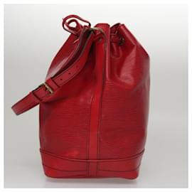 Louis Vuitton-LOUIS VUITTON Epi Noe Shoulder Bag Red M44007 LV Auth 108652-Red