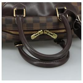 Louis Vuitton-LOUIS VUITTON Damier Ebene Deauville Hand Bag SPO N47272 LV Auth 107428-Other