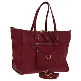 LOUIS VUITTON Borsa Monogram Empreinte Lumineuse PM 2way Jaipur M94271 Auth 108769 Rosa