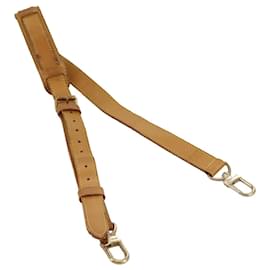 Louis Vuitton-LOUIS VUITTON Adjustable Shoulder Strap Leather 35""-42.5"" Beige Auth bs21350-Beige