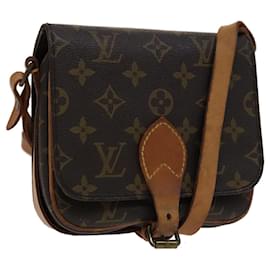 Louis Vuitton-LOUIS VUITTON Monogram Cartouchiere PM Shoulder Bag M51254 LV Auth 107419-Monogram