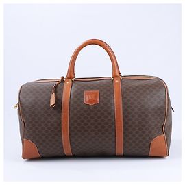 Céline Celine Macadam Boston Reisetasche Beige