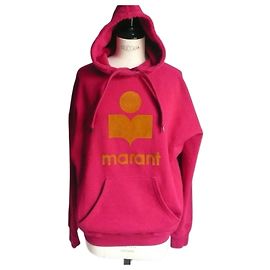 ISABEL MARANT ETOILE Himbeerrosa Sweatshirt Baumwolle Sehr guter Zustand Größe 34 Pink