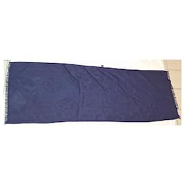 Hermès-Hermès new libris scarf-Navy blue