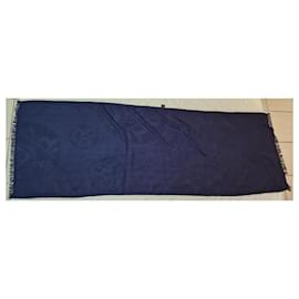 Hermès-Hermès new libris scarf-Navy blue