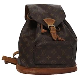 Louis Vuitton-LOUIS VUITTON Monogram Montsouris MM Backpack M51136 LV Auth 105534-Monogram