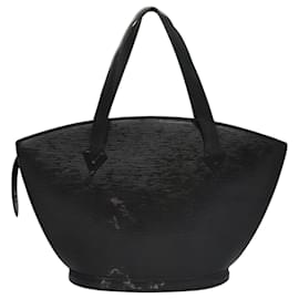Louis Vuitton-LOUIS VUITTON Epi Saint Jacques Hand Bag Black M52272 LV Auth 109004-Black