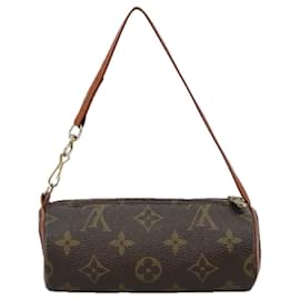 Louis Vuitton-LOUIS VUITTON Monogram Papillon Pouch LV Auth 107848-Monogram