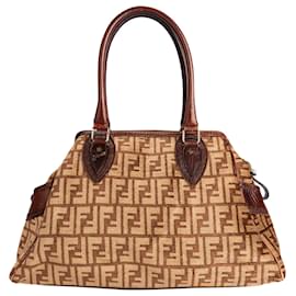 Fendi-FENDI Handbags T.  Leather-Brown