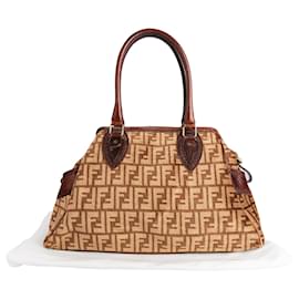 Fendi-FENDI Handbags T.  Leather-Brown