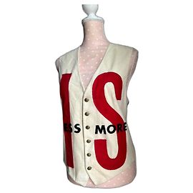 Moschino Cheap And Chic Moschino Cheap & Chic Vest Black Red Eggshell