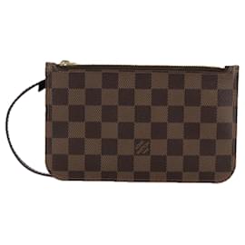 Louis Vuitton-Pochete Neverfull Louis Vuitton-Marrom