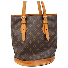 Louis Vuitton-Louis Vuitton Bucket PM-Brown