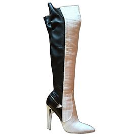 Botas John Richmond de cuero negro Otro
