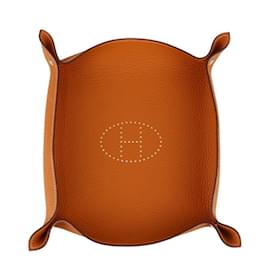Hermès-Hermes Vide Poche Mise et Lerance Desk Tray-Orange