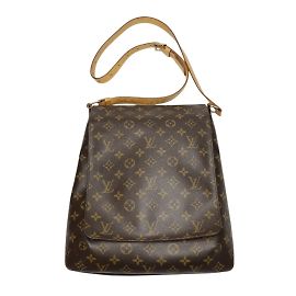 Sac à épaule Musette Monogram Louis Vuitton Marron Monogramme