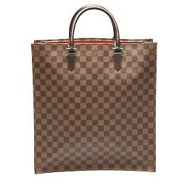 Bolsa tote em canvas Damier Louis Vuitton Marrom Damier ebene