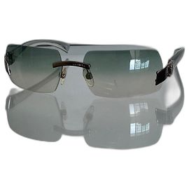 Óculos de sol vintage Chanel Prata