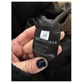 Balenciaga-Small coat or pea coat-Black