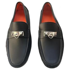 Hermès-Irving loafers by Hermes-Blue