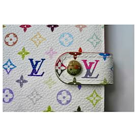 Louis Vuitton-LOUIS VUITTON x TAKASHI MURAKAMI White PM Agenda Cover New-White