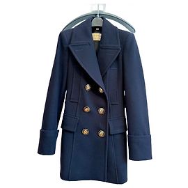 Burberry short wool coat navy blue Navy blue