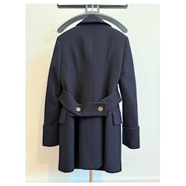 Burberry-Coats, Outerwear-Navy blue