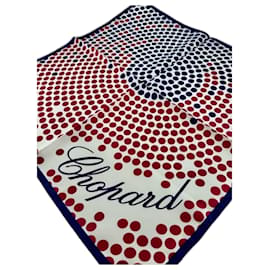 Bufanda cuadrada de seda de lujo CHOPARD Multicolor