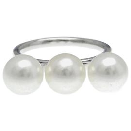 Anello Tasaki Balance Neo R4814-WG18 Argento
