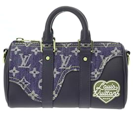 Louis Vuitton-Louis Vuitton Keepall XS-Blue