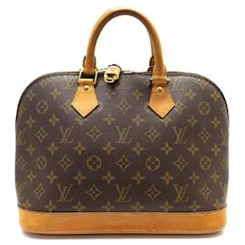 Louis Vuitton-VINTAGE LOUIS VUITTON ALMA PM MONOGRAM CANVAS HAND BAG M53151-Brown