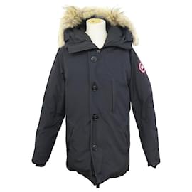 Canada Goose-CANADA GOOSE CHATEAU 3426W PARKA COAT M 50 BLUE DOWN JACKET-Navy blue