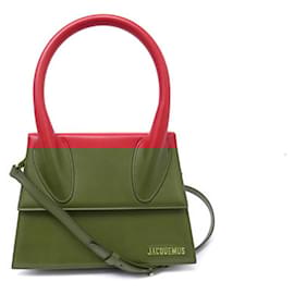 Jacquemus-JACQUEMUS LE GRAND CHIQUITO 213BA0003 SHOULDER HAND BAG RED-Red