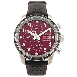 NOVO RELÓGIO CHOPARD MILLE MIGLIA GTS CHRONO 8571 AUTOMÁTICO 44 MM Prata