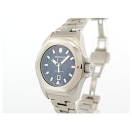 Autre Marque-NINE VICTORINOX INOX SMALL 241261 36 MM STEEL QUARTZ FULLSET WATCH-Silvery