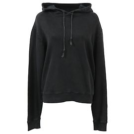 Sudadera de algodón negro adornada Saint Laurent 1971 Negro