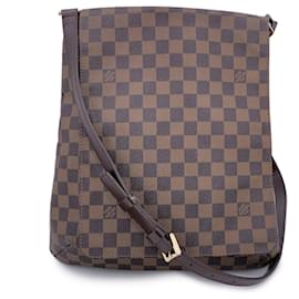 Louis Vuitton-Vintage Damier Ebene Musette Salsa GM Shoulder Bag-Brown