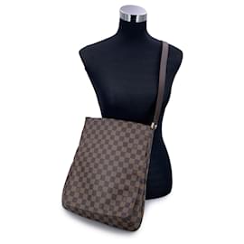 Louis Vuitton-Vintage Damier Ebene Musette Salsa GM Shoulder Bag-Brown