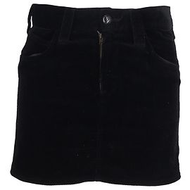 Gonna Mini Isabel Marant in Velluto Nero Nero