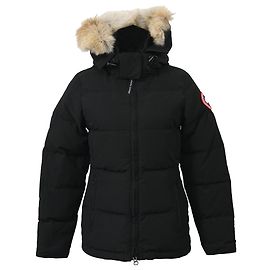 Canada Goose Chelsea Parka Heritage Down Jacket in Black Polyester Black