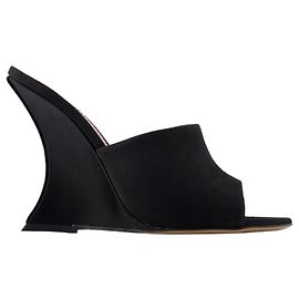 Nina Pumps - Paris Texas - Seide - Schwarz Schwarz