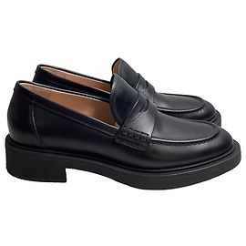 Mocassini Harris Penny in pelle nera di Gianvito Rossi Nero