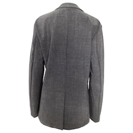 Theory- Theory Single-Breasted Blazer in Grey Polyamide-Grey
